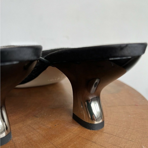 Fendi Mesh Embellished Kitten Heel, Sz 38/7.5 - Picture 5 of 6